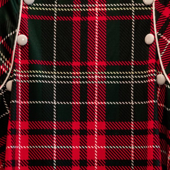 Red & Black Tartan Plaid Slip Dress - Picture 5 of 5